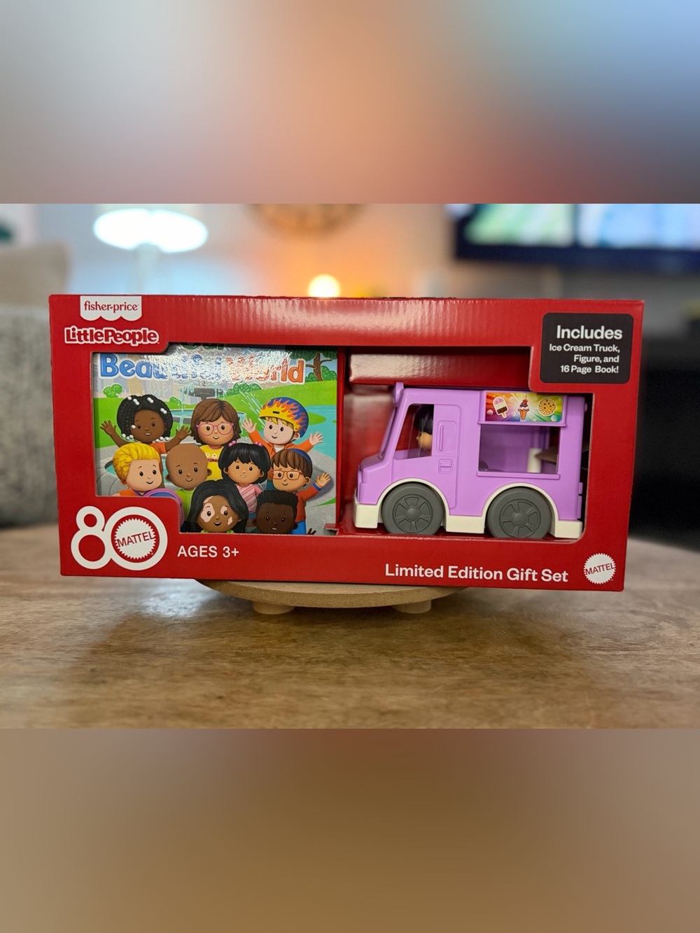 NEW FP Little People Limited Edition Ice Cream & Book Set
